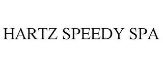 HARTZ SPEEDY SPA trademark