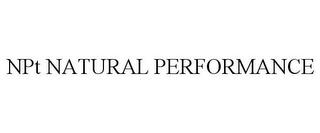 NPT NATURAL PERFORMANCE trademark