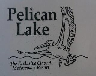 PELICAN LAKE THE EXCLUSIVE CLASS A MOTORCOACH RESORT trademark