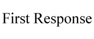 FIRST RESPONSE trademark