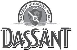 DASSÄNT GOURMET MIXES DASSÄNT trademark