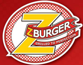 Z Z-BURGER GRILLED TO PERFECTION trademark