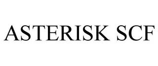 ASTERISK SCF trademark