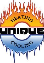 UNIQUE HEATING COOLING trademark