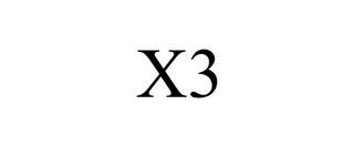 X3 trademark