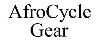 AFROCYCLE GEAR trademark