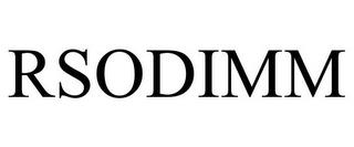 RSODIMM trademark