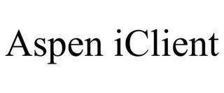 ASPEN ICLIENT trademark