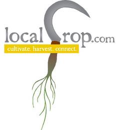 LOCAL CROP.COM CULTIVATE. HARVEST. CONNECT. trademark