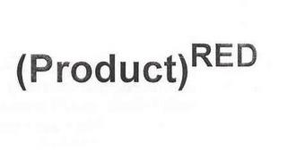 (PRODUCT) RED trademark