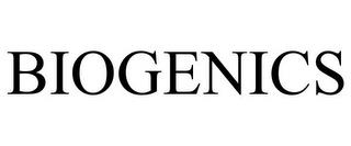 BIOGENICS trademark