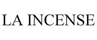 LA INCENSE trademark