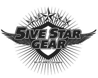 5IVE STAR GEAR AN ATLANCO COMPANY trademark