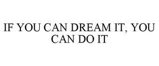 IF YOU CAN DREAM IT, YOU CAN DO IT trademark