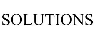 SOLUTIONS trademark