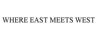 WHERE EAST MEETS WEST trademark