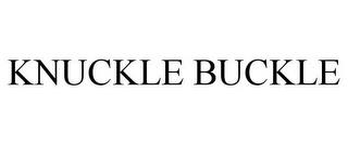 KNUCKLE BUCKLE trademark