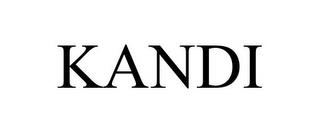 KANDI trademark