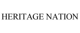 HERITAGE NATION trademark