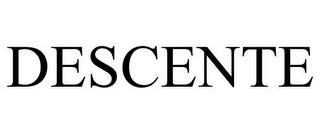 DESCENTE trademark