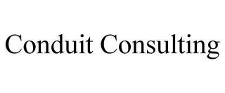 CONDUIT CONSULTING trademark