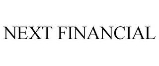 NEXT FINANCIAL trademark