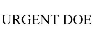 URGENT DOE trademark