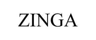 ZINGA trademark