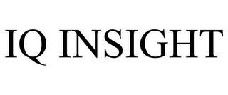 IQ INSIGHT trademark