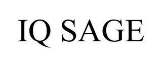 IQ SAGE trademark