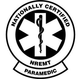 NATIONALLY CERTIFIED PARAMEDIC NREMT trademark