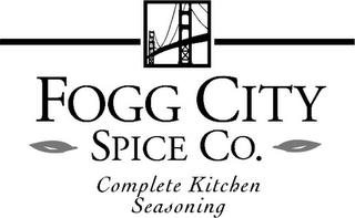 FOGG CITY. SPICE CO. COMPLETE KITCHEN SEASONING trademark