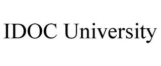 IDOC UNIVERSITY trademark