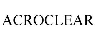 ACROCLEAR trademark