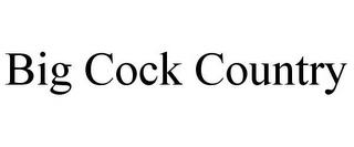 BIG COCK COUNTRY trademark