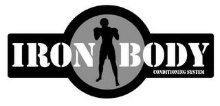 IRON BODY CONDITIONING SYSTEM trademark