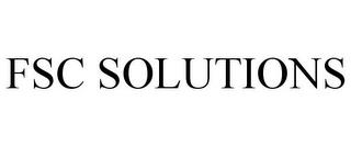 FSC SOLUTIONS trademark