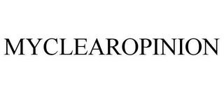 MYCLEAROPINION trademark