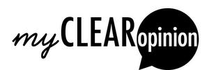 MYCLEAROPINION trademark