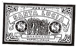 PASTA SANTA LUCIA S S GRAGNANO NAPOLI-ITALIA trademark