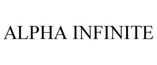 ALPHA INFINITE trademark