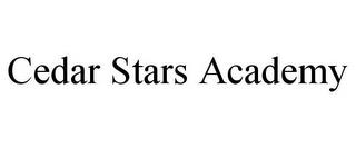 CEDAR STARS ACADEMY trademark