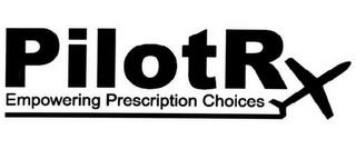 PILOTRX EMPOWERING PRESCRIPTION CHOICES trademark