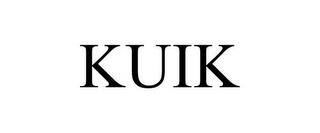 KUIK trademark