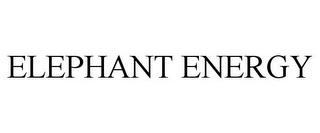 ELEPHANT ENERGY trademark