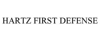 HARTZ FIRST DEFENSE trademark