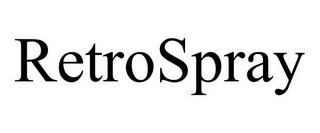 RETROSPRAY trademark