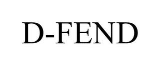 D-FEND trademark