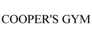 COOPER'S GYM trademark