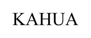 KAHUA trademark